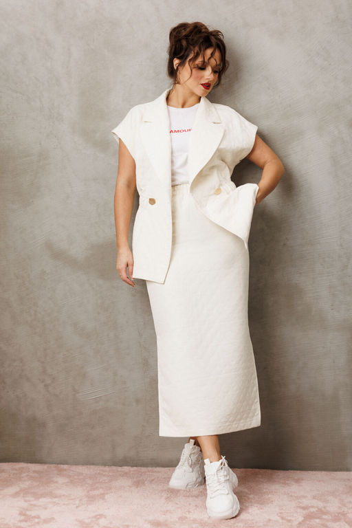 Костюм Anastasia 1305 молочный