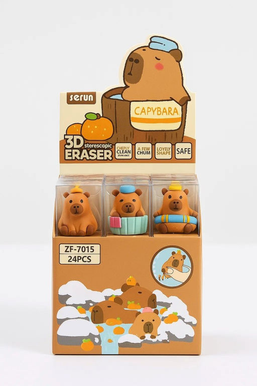 Ластик "Be clean", brown