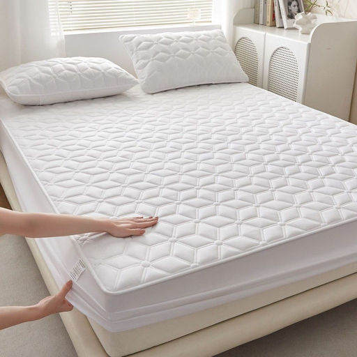 Наматрасник стеганный Mency Микрогель 140х200 NAMSM02 (без наволочек) Белый  фото 2