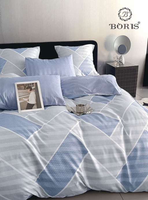 КПБ Boris Двусторонний Страйп-сатин BORDSS010 Семейный