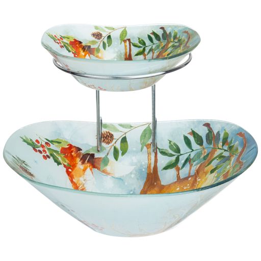 САЛАТНИК ДЛЯ СЕРВИРОВКИ ДВОЙНОЙ 15 И 25 СМ КОЛЛЕКЦИЯ ЗИМНЯЯ СКАЗКА - Lefard фото 4