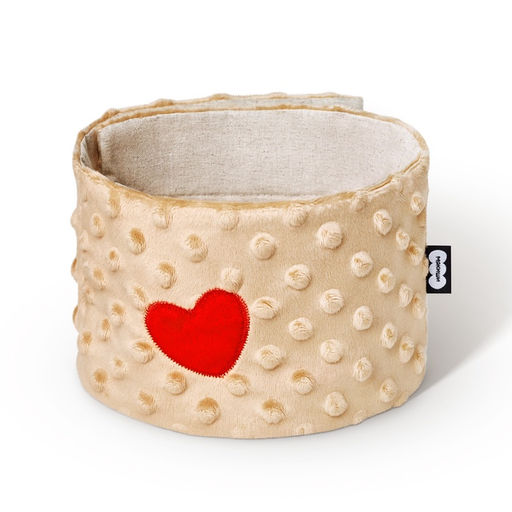 Развивающая игрушка пояс-грелка «Мамина любовь» с вишнёвыми косточками, цвет бежевый