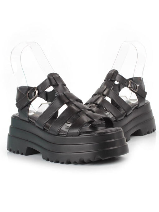 08-PEY337-1 BLACK Босоножки женские