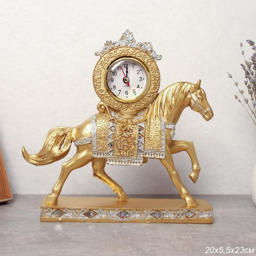 Часы статуэтка Конь 23 см / 9116 /уп 16/ - ГалеонТрейд фото 6