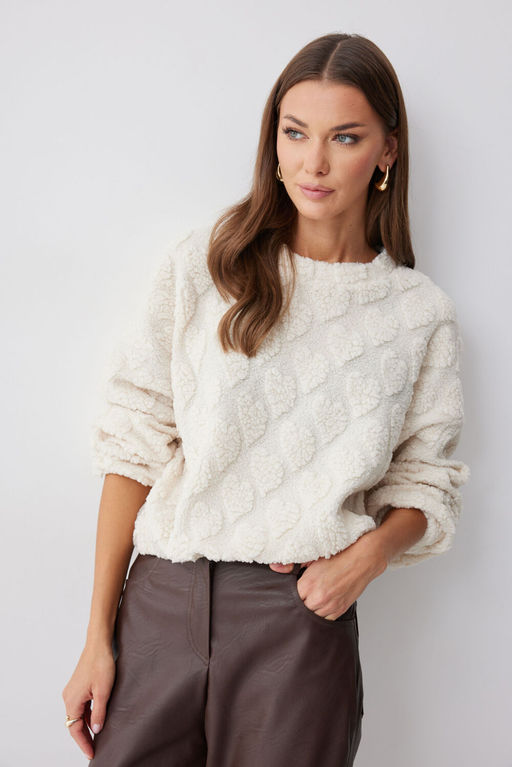 Джемпер LYUSHe 4226 молоко  фото 4