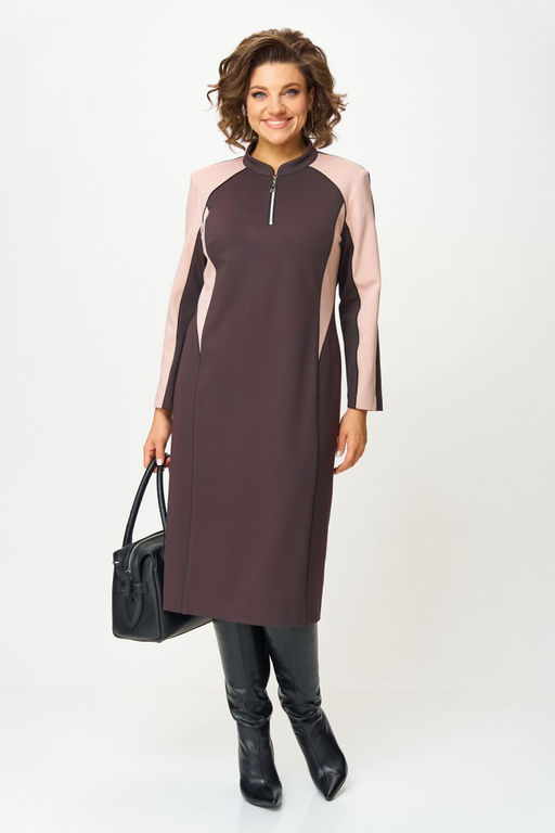 Платье Aira Style 24427 Шоколадный