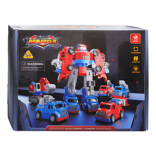 Робот трансформирующийся в строительную технику, в коробке