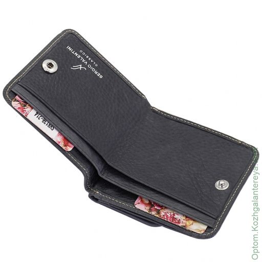 Маленький женский кожаный кошелек Sergio Valentini СВ 8138-214  фото 2