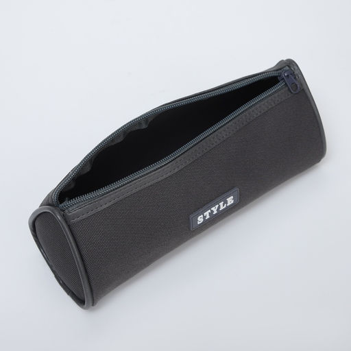 Косметичка-пенал на молнии школьная, серая - Simaland фото 3