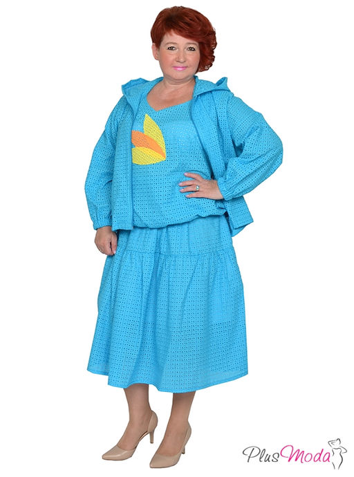 Жакет Модель №1641 размеры 44-84 - Plusmoda фото 7