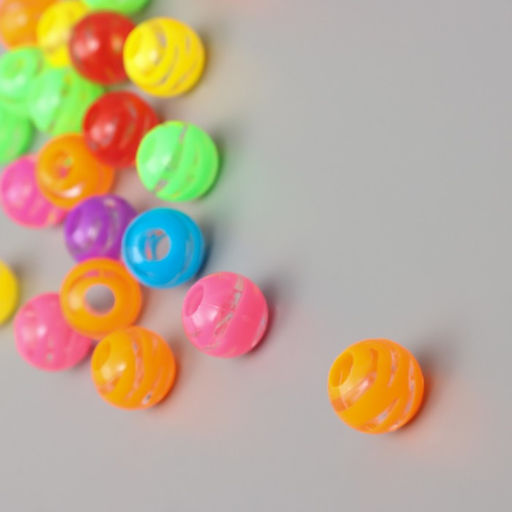 Цена за 2 шт. Бусины для творчества пластик «Шар зебра», цветные, набор 20 г, 1.2×1.2×1.2 см, МИКС