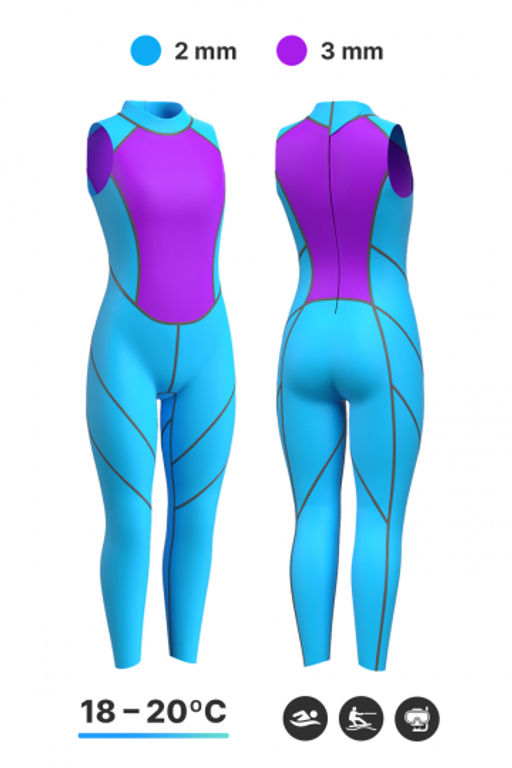 Гидрокостюм неопреновый костюм OPNWTR Hydrostar DSSS LGJ lady - Mad wave фото 4