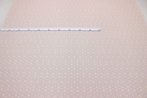 Рогожка Сингония цв.бл.пыльная роза/бл.желтый, (комп), ш.1.5м, хлопок-100%, 170гр/м.кв - Купава фото 3