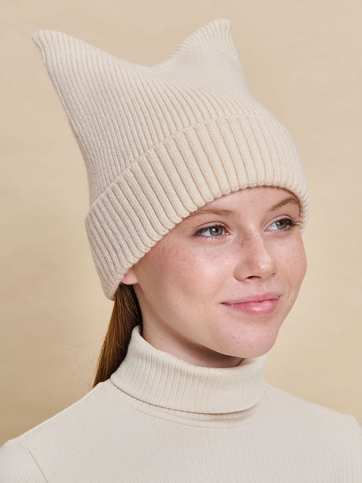 PELICAN, шапка детская, Молочный