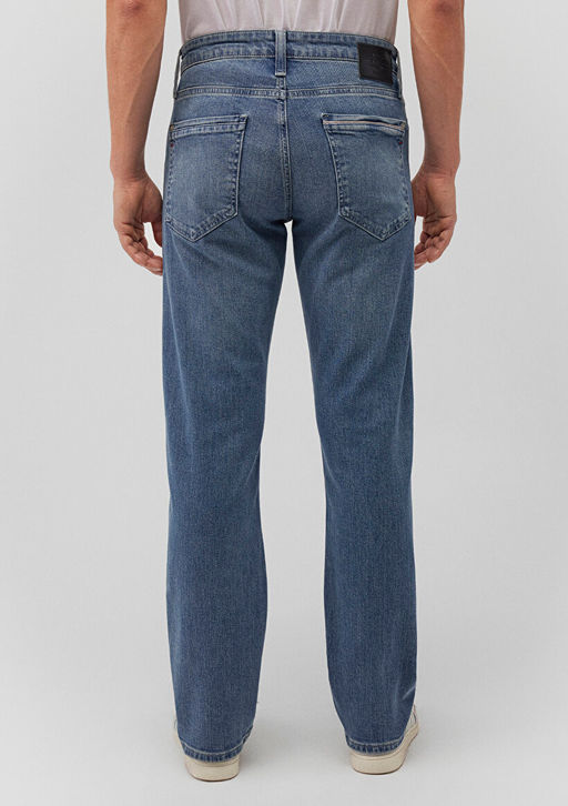 Hunter Mavi Premium Puslu Indigo Mavisi Jean Pantolon