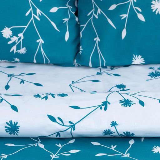 Постельное белье Этель 2 сп Flowers (вид 2) 175*215 см, 200*220 см,70*70 см -2 шт фото 9