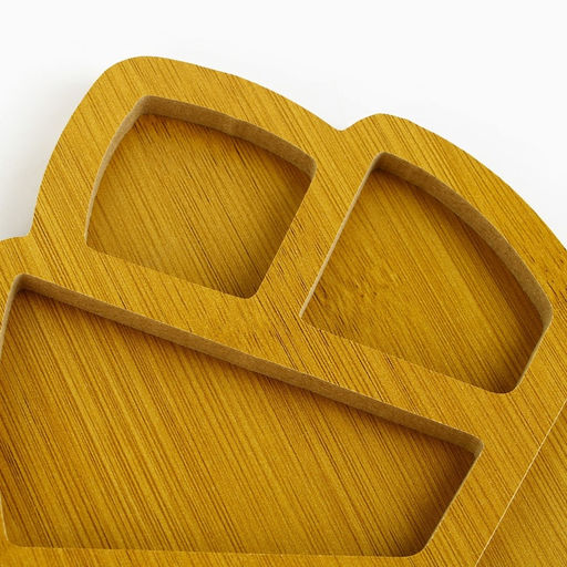 Менажница деревянная новогодняя «Шишка», 21.9×30 см