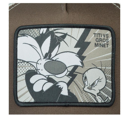 Бейсболка CAPSLAB арт. CL/LOO2/1/TVG2 Looney Tunes Tweety Pie vs Sylvester (коричневый)  фото 4