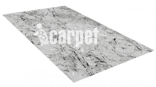 Коврик вырезной icarpet PRINT антискользящий (138) "Мрамор Итальянский" 150х200 серый S