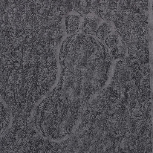 Полотенце махровое для ног 50х70см, серый 100% хлопок, 400 г/м - Текстиль центр фото 3