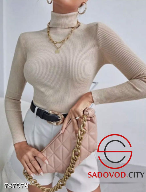 Женская базовая водолазка - Bruno фото 9