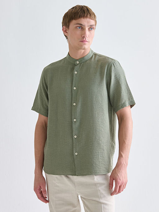 Regular Fit K?sa Kollu Erkek G?mlek