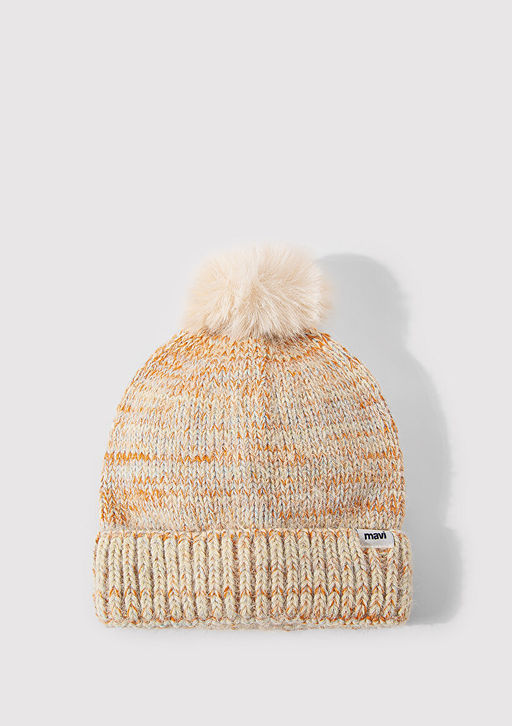 Ponponlu Turuncu Bere - Mavi фото 2