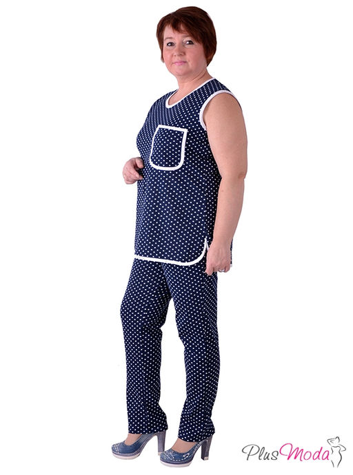 Майка Модель №424 размеры 44-84 - Plusmoda фото 3