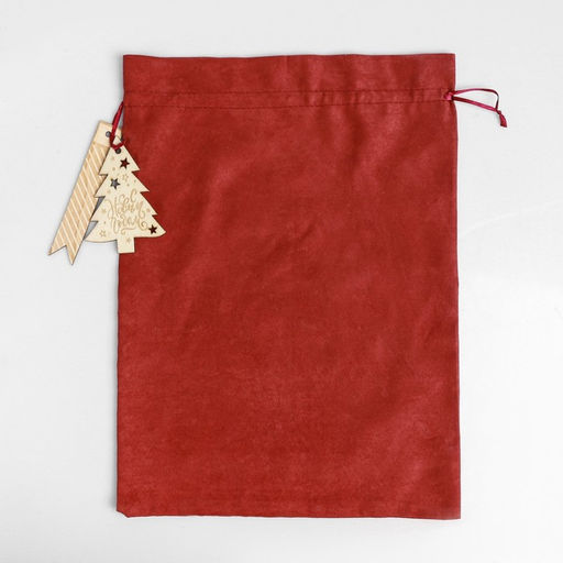 Цена за 5 шт. Мешок подарочный С Новым Счастьем!, 30 х 40 см +/- 1.5 см - Дарите счастье фото 4