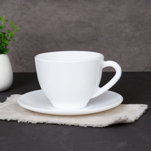 Чайный набор 12 предметов 250 мл белый Новый / GB220/GD55-6A (WHITE ) /уп.8/ цветная коробка - Галеонтрейд фото 2