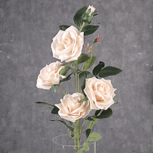 Цветок искусственный Роза 90 см 5 бутонов / NT47-6 /уп 50/400/ - Галеонтрейд фото 26