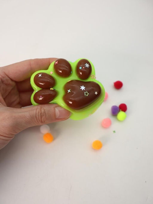 Мялка - антистресс Нежная Таба ЛАПКА, коричневая