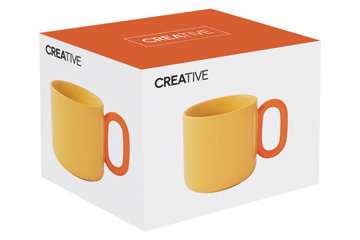 Кружка Creative, жёлтая, 0,35 л - Easy life фото 2