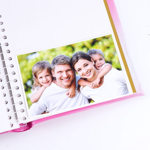 Фотоальбом магнитный на 20 листов Цветы, МИКС