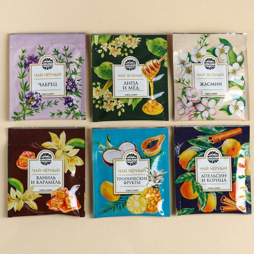 Цена за 30 шт. Чай в пакетиках шоубокс Угощайтесь, 54 г (30 шт. х 1,8 г). - Фабрика счастья фото 8