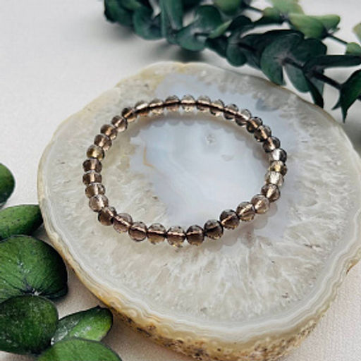 Браслет из Раухтопаза, 5,5 мм, Бразилия