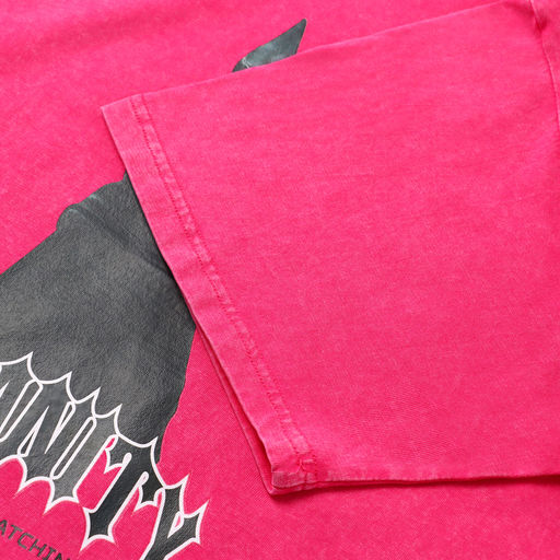 Футболка из вареного хлопка женская MIST Insanity, розовая, размер S