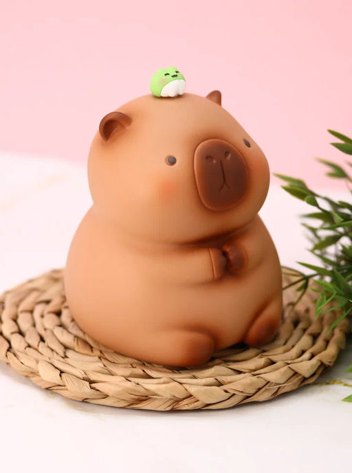 Копилка "Capybara Frog Friend", 15 см