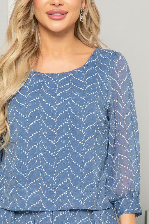 Платье Пелагея (голубое) П4969 - Lt collection фото 2