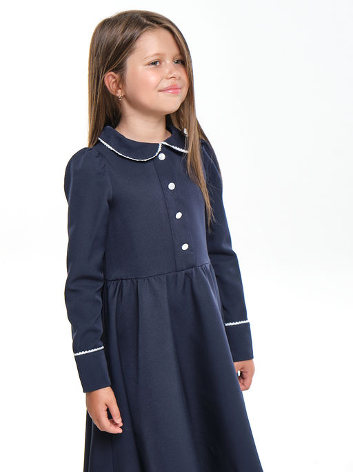 Платье для девочки в школу синее	 UD 7491 синий - Mini maxi фото 7