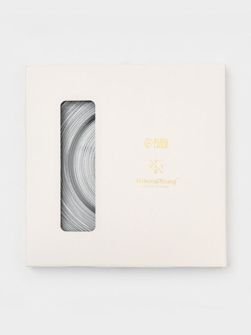 Тарелка подстановочная Wilson&Young Silvery, d=33 см, стекло, серебристая