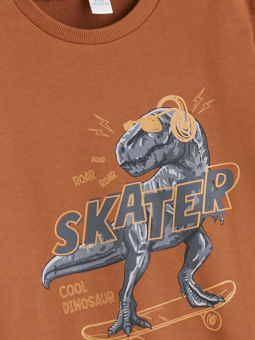 Bisiklet Yaka Erkek ?ocuk Sweatshirt ve E?ofman Alt