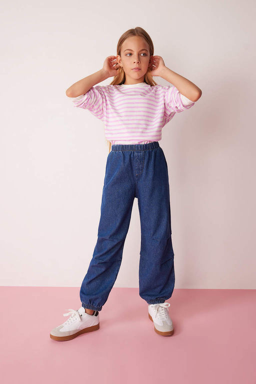 Брюки для бега с парашютом для девочек