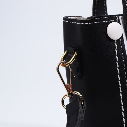 Сумка-тоут на молнии, цвет чёрный - Simaland фото 5