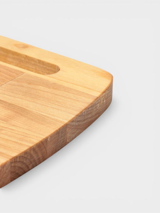 Набор разделочных досок, 2 шт., 24×21 см, 19.5×17 см, дерево берёза, пропитаны минеральным маслом