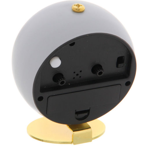 Будильник "ALICE" 8,5*5см серо-голубой