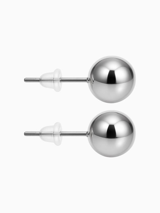 Набор 2 предмета: серьги, чокер «Обруч» сердце, цвет серебро