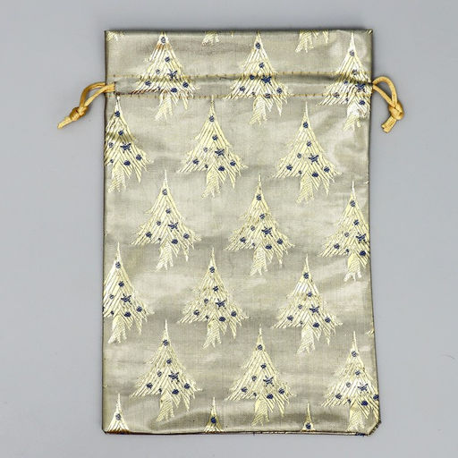 Цена за 5 шт. Мешочек подарочный парча «Новогодняя ночь», 16×24 см ± 1.5 см