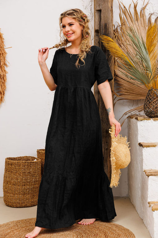 Платье AMORI 9735 черный  фото 6