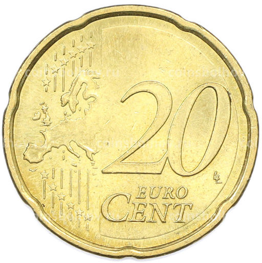 Монета 20 евроцентов 2017 года Испания